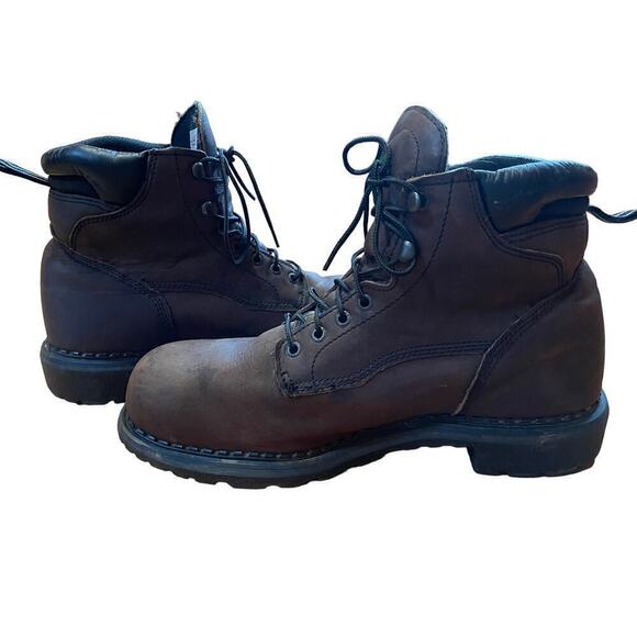 Men's Red Wing brown Leather Work Boot. Lace up. ASTM-F-2892-11 EH. Size 11 - Picture 6 of 7